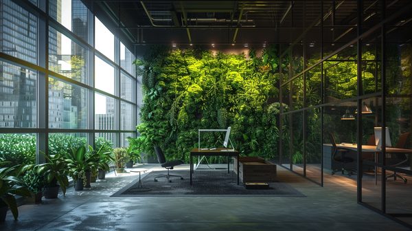 Mur végétalisé artificiel et feuillage artificiel : transformez votre espace